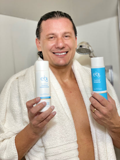 Keratin Anti Aging Shampoo and Conditioner Set