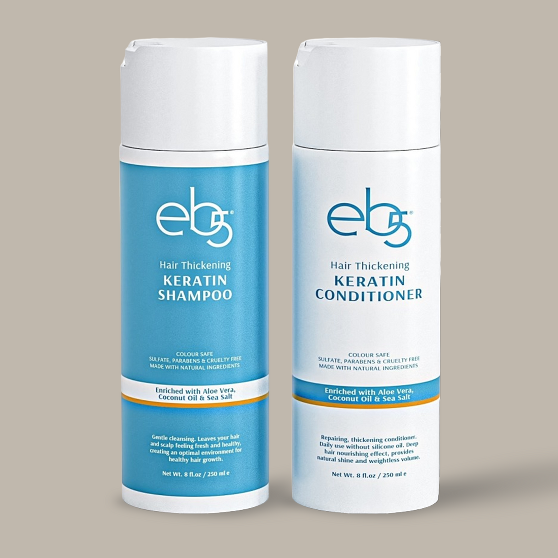 Keratin Anti Aging Shampoo and Conditioner Set