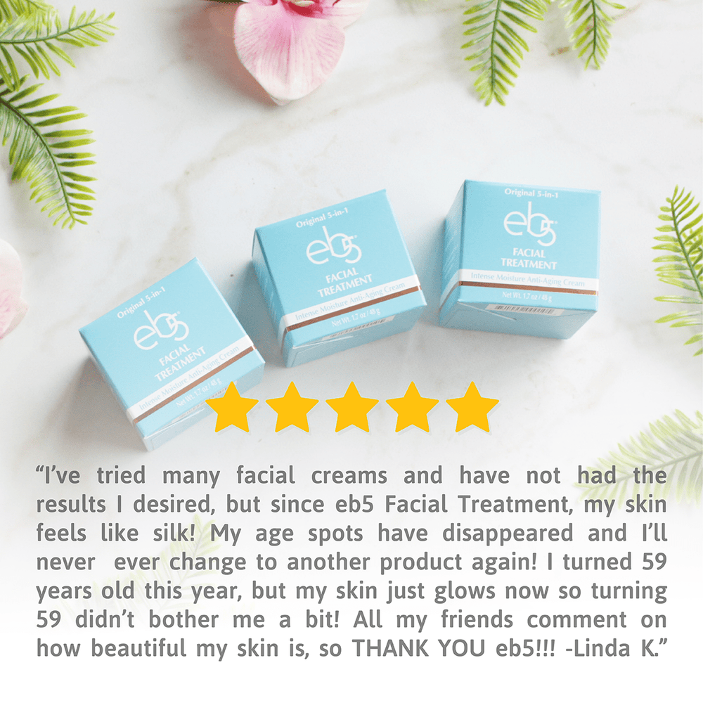 Anti-Aging Skin Cream (1.7oz) Three Pack - eb5 Anti Aging Skincare